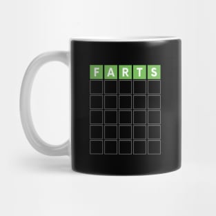 FUNNY WORD GAME FARTS WORD Mug